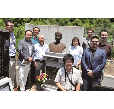 圖三 - 筆者到日本群馬訪問新井耕吉郎後代