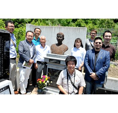 圖七 - 筆者到日本群馬訪問新井耕吉郎後代